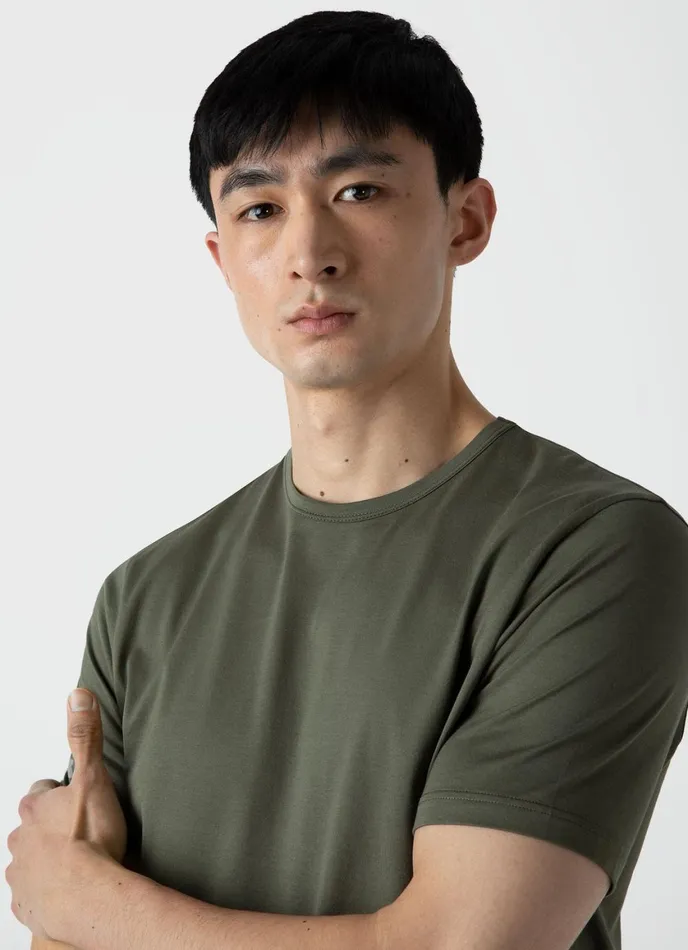 Classic Tshirt Hunter Green Men SUNSPEL Tshirts
