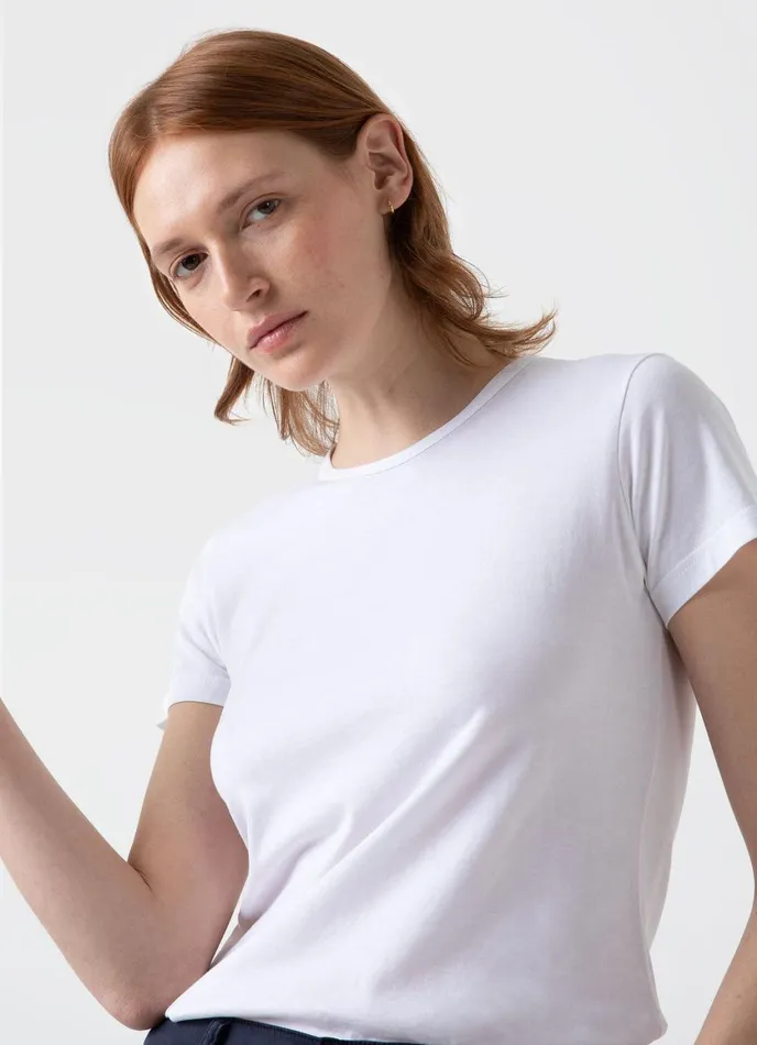 Classic Tshirt White Women SUNSPEL Tshirts and Tops