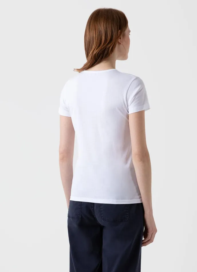 Classic Tshirt White Women SUNSPEL Tshirts and Tops
