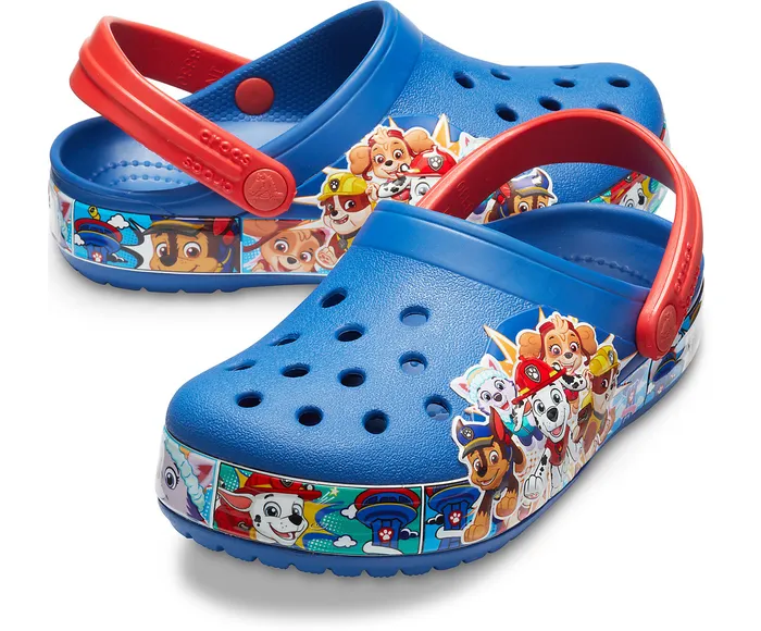 Clogs GirlsBoys Kids Crocs Fun Lab Paw Patrol Band Clog Blue Jean Crocs