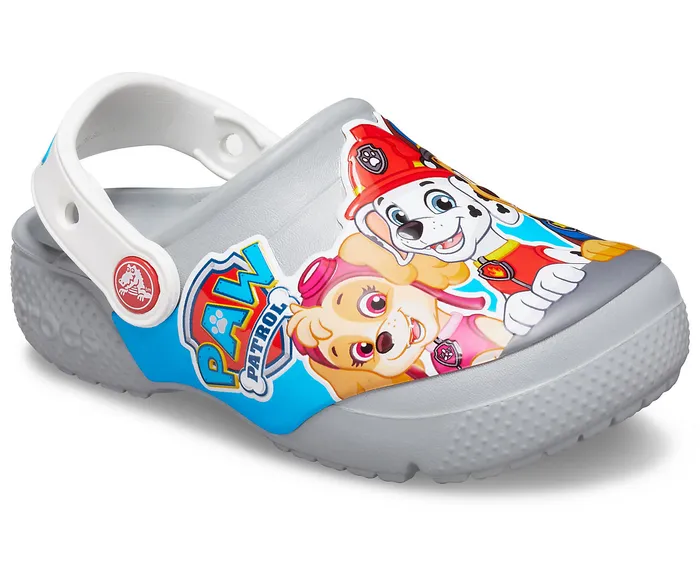 Clogs Kids8217 Crocs Fun Lab Paw Patrol Clog Light Grey Crocs GirlsBoys