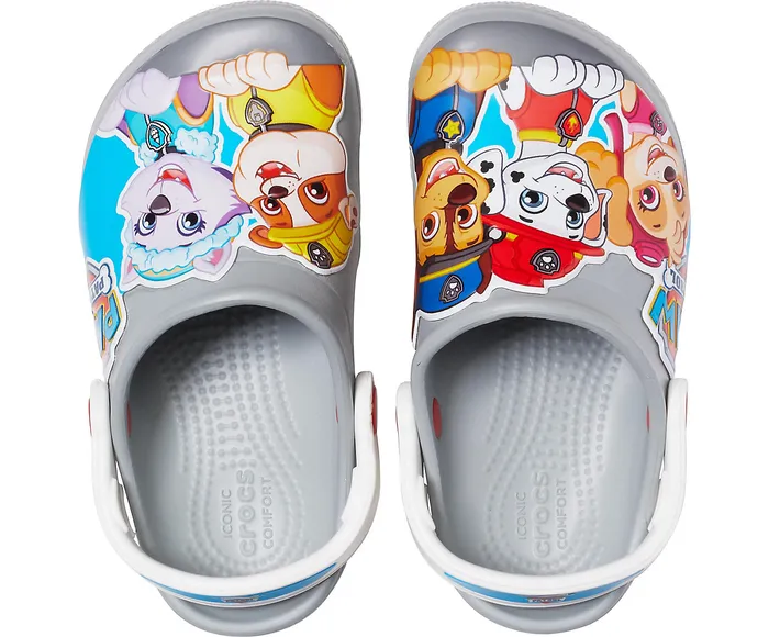 Clogs Kids8217 Crocs Fun Lab Paw Patrol Clog Light Grey Crocs GirlsBoys