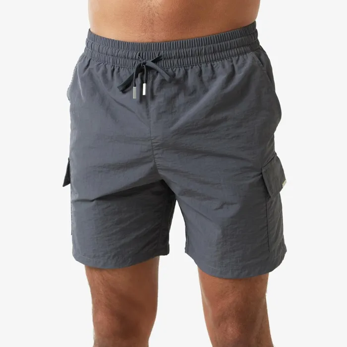 Closure London Cargo Pocket Swimshort Grey Men Shorts
