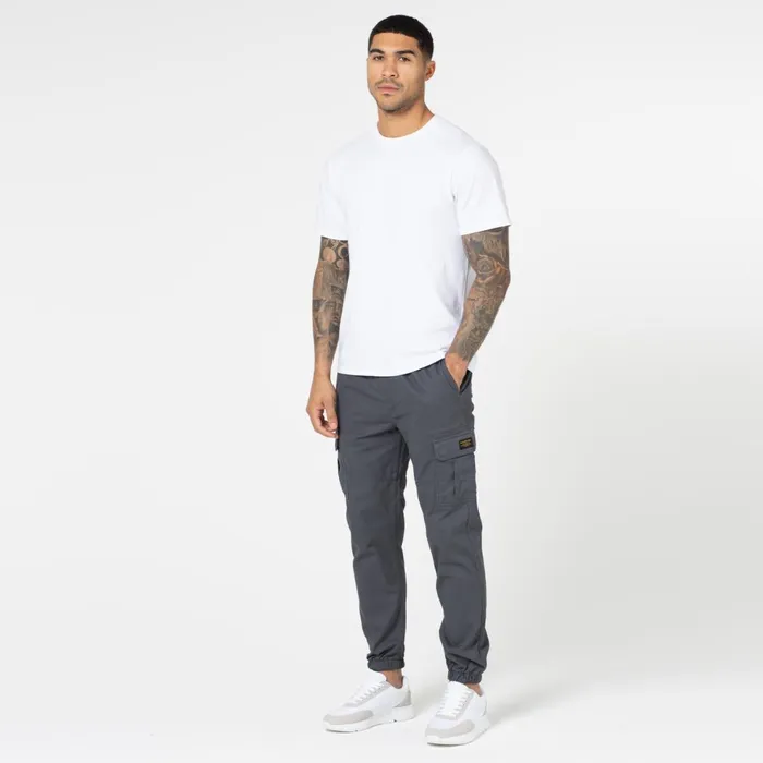 Closure London Classic Utility Cargo Pant Charcoal Men Cargos