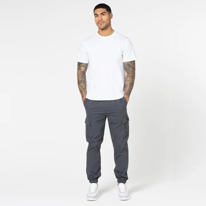 Closure London Classic Utility Cargo Pant Charcoal Men Cargos