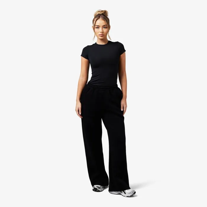 Closure London Core Open Hem Jogger Black Women Joggers