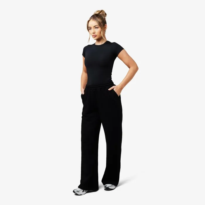 Closure London Core Open Hem Jogger Black Women Joggers