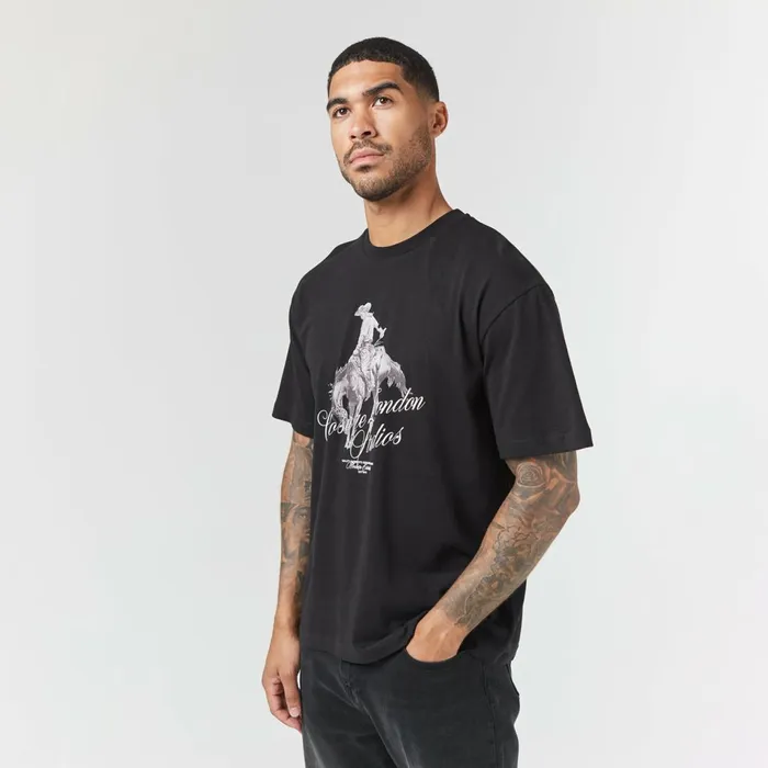 Closure London Cowboy TShirt Black Men TShirts