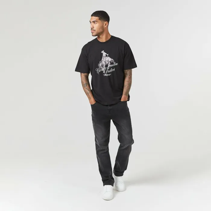 Closure London Cowboy TShirt Black Men TShirts