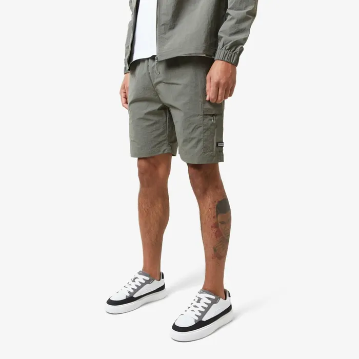 Closure London Crinkle Nylon Short Olive Men Shorts