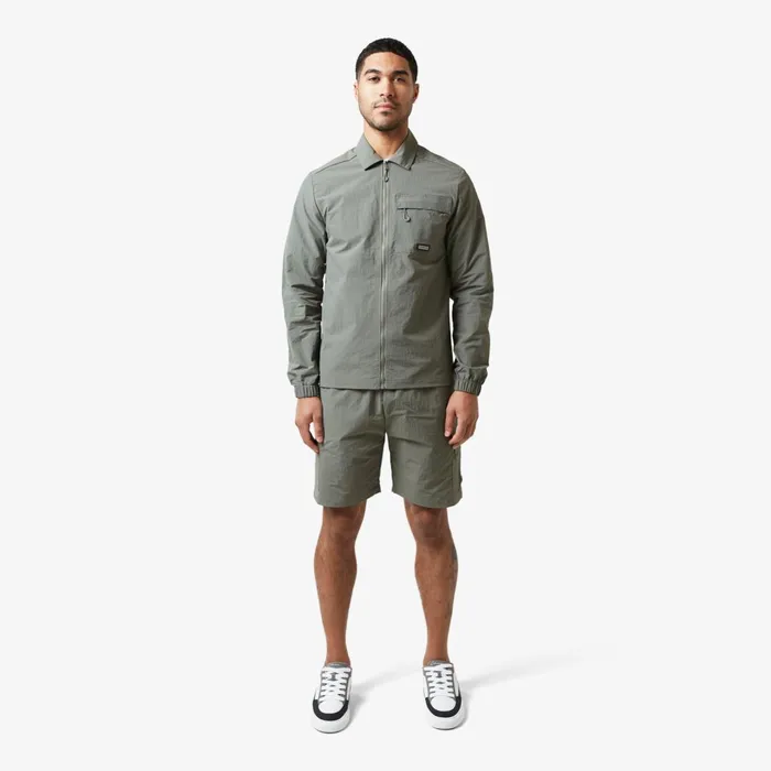 Closure London Crinkle Nylon Short Olive Men Shorts