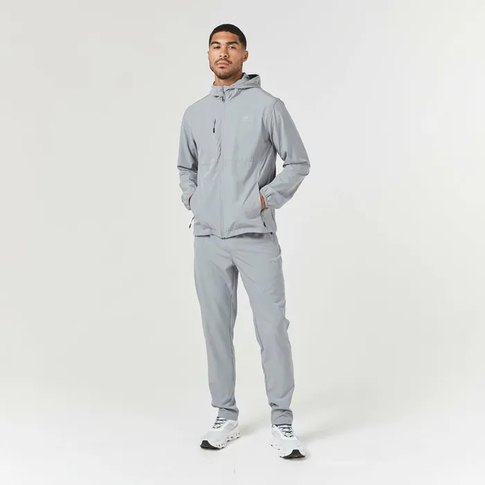 Closure London Cut and Sew Training Jacket Mid Grey Men Coats and Jackets