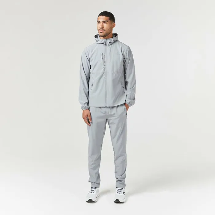 Closure London Cut and Sew Training Jacket Mid Grey Men Coats and Jackets