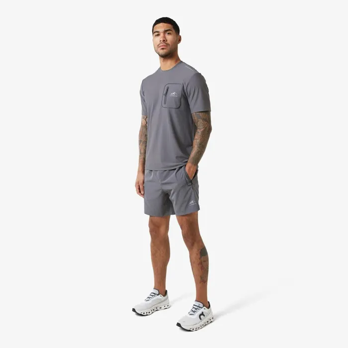 Closure London Heat Seal Pocket Short Grey Men Shorts