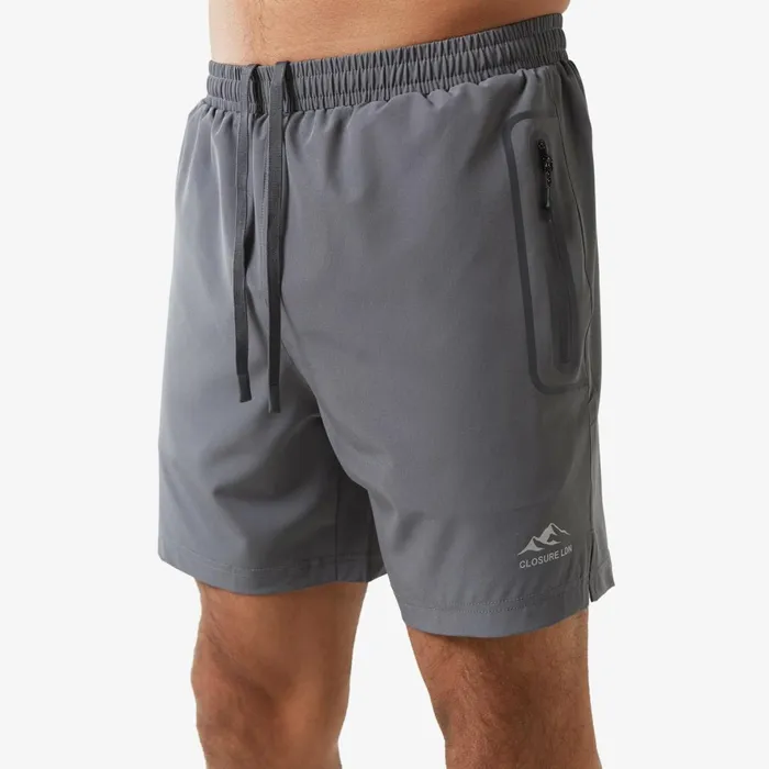 Closure London Heat Seal Pocket Short Grey Men Shorts