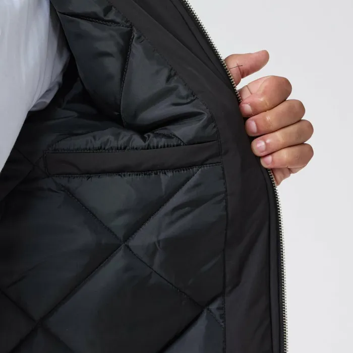 Closure London Padded Nylon Smart Jacket Black Men Coats and Jackets