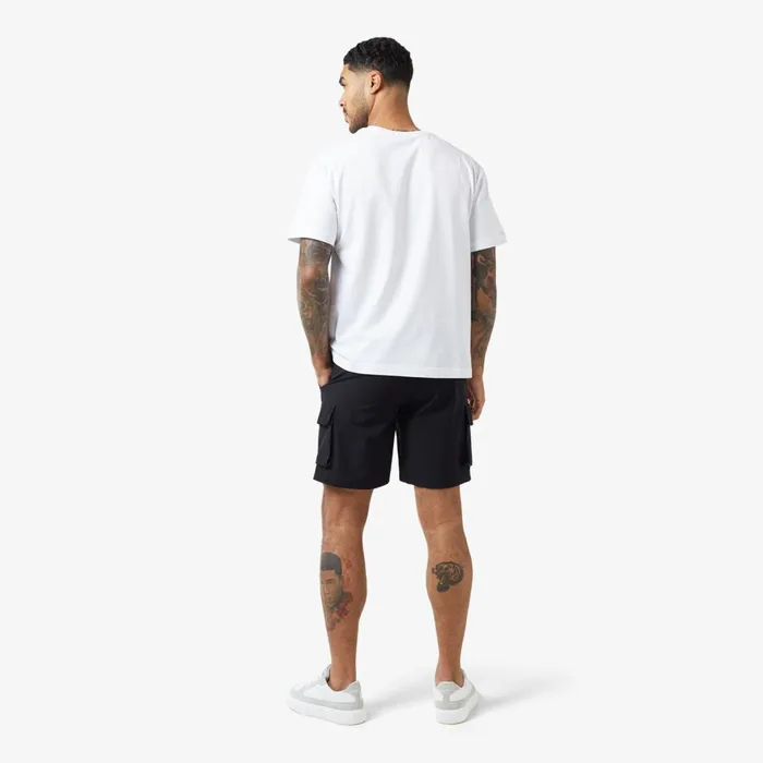 Closure London Premium Tech Cargo Short Black Men Shorts