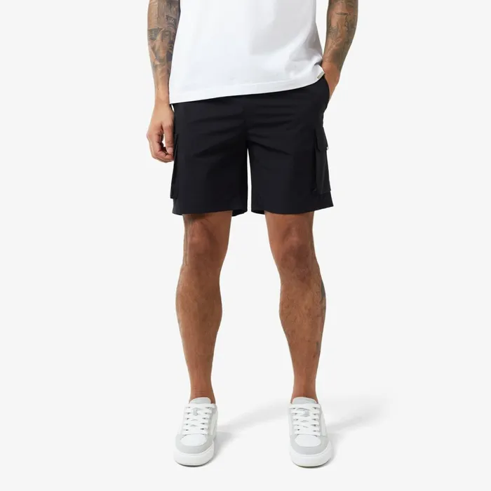 Closure London Premium Tech Cargo Short Black Men Shorts