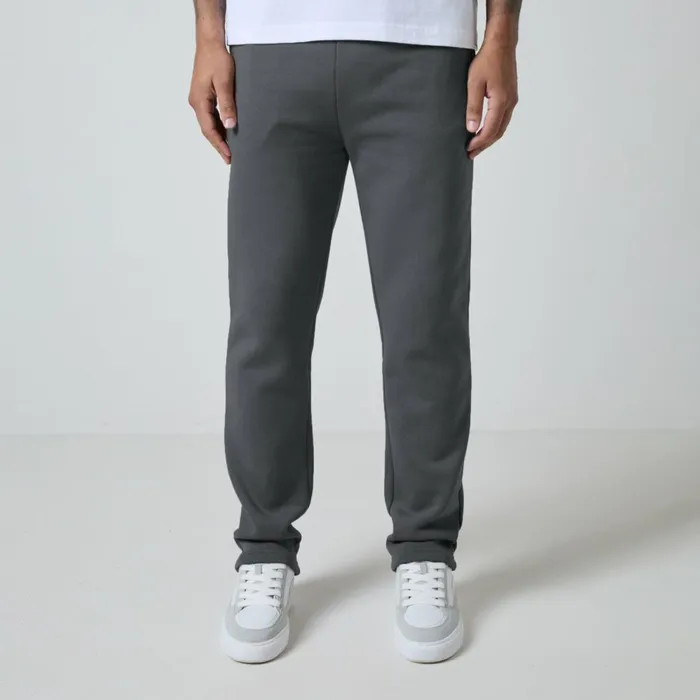 Closure London Relaxed Fit Open Hem Jogger Graphite Men Joggers
