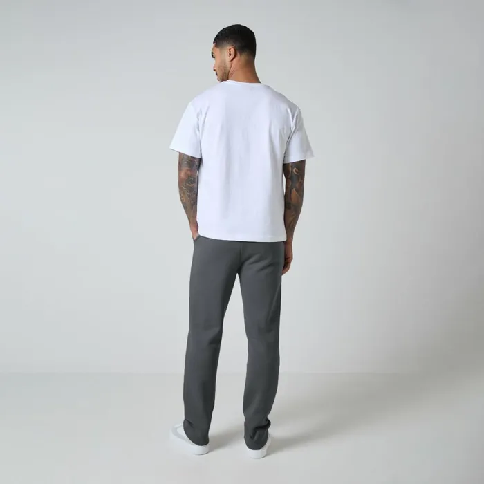 Closure London Relaxed Fit Open Hem Jogger Graphite Men Joggers