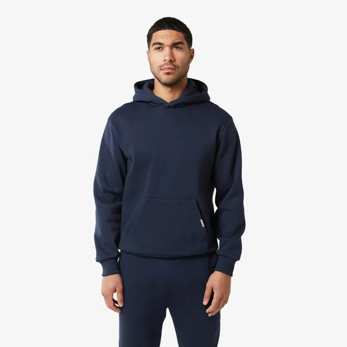 Closure London Relaxed Fit Open Hem Tracksuit Navy Men Tracksuits