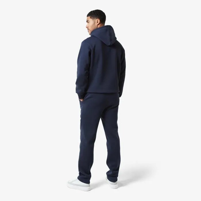 Closure London Relaxed Fit Open Hem Tracksuit Navy Men Tracksuits
