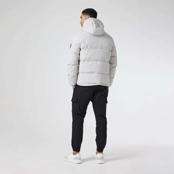 Closure London Ripstop Racer Puffer Jacket Stone Men Coats and Jackets