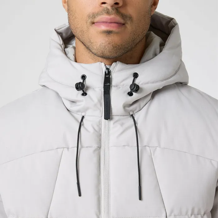 Closure London Ripstop Racer Puffer Jacket Stone Men Coats and Jackets