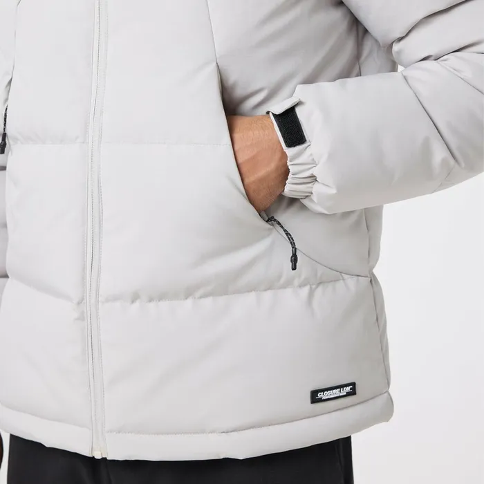 Closure London Ripstop Racer Puffer Jacket Stone Men Coats and Jackets