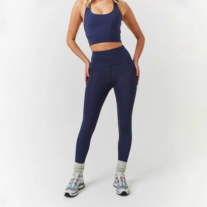 Closure London Second Skin Bra and Legging Set Midnight Blue Men Shorts