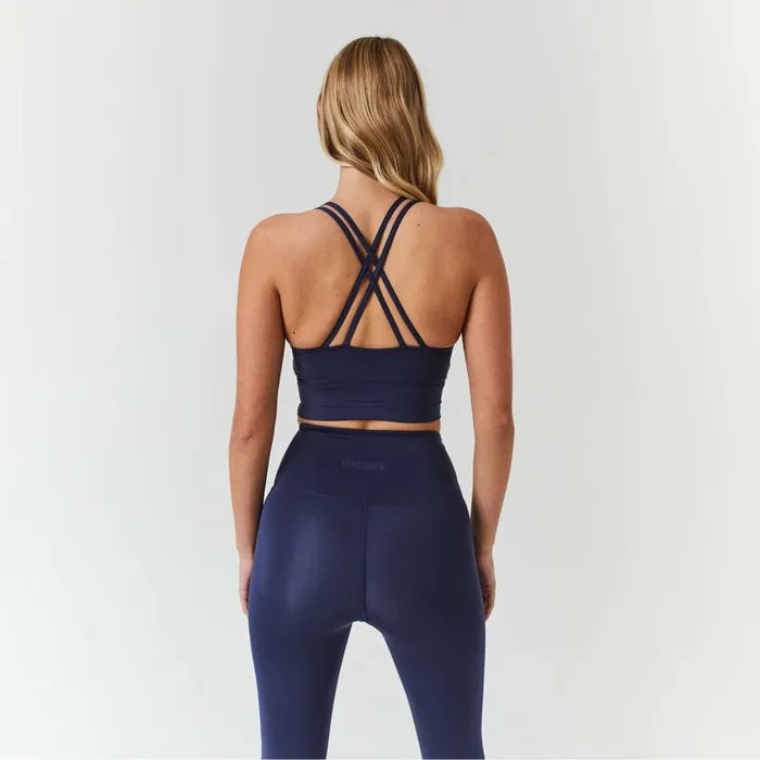 Closure London Second Skin Bra and Legging Set Midnight Blue Men Shorts