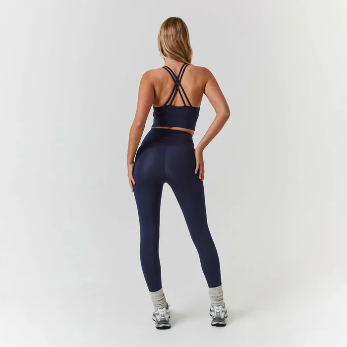 Closure London Second Skin Bra and Legging Set Midnight Blue Men Shorts
