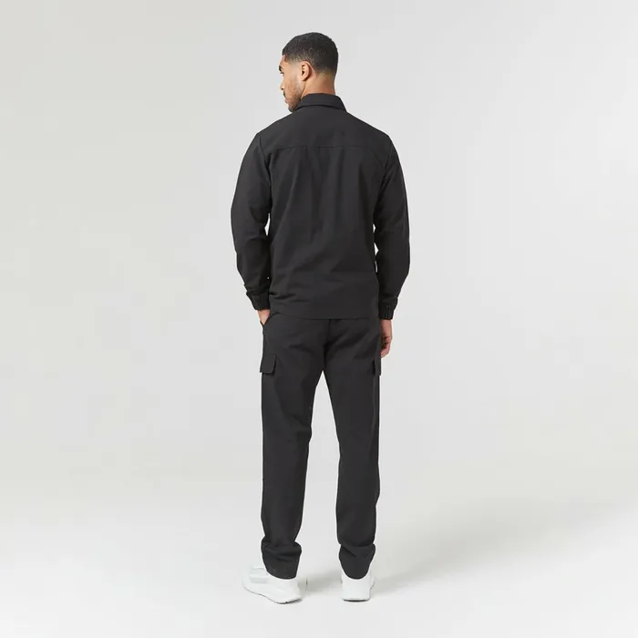 Closure London Smart Utility Open Hem Cargo Set Black Men Coats and Jackets