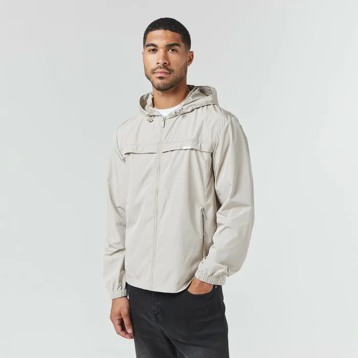 Closure London Smart Windbreaker Stone Men Coats and Jackets