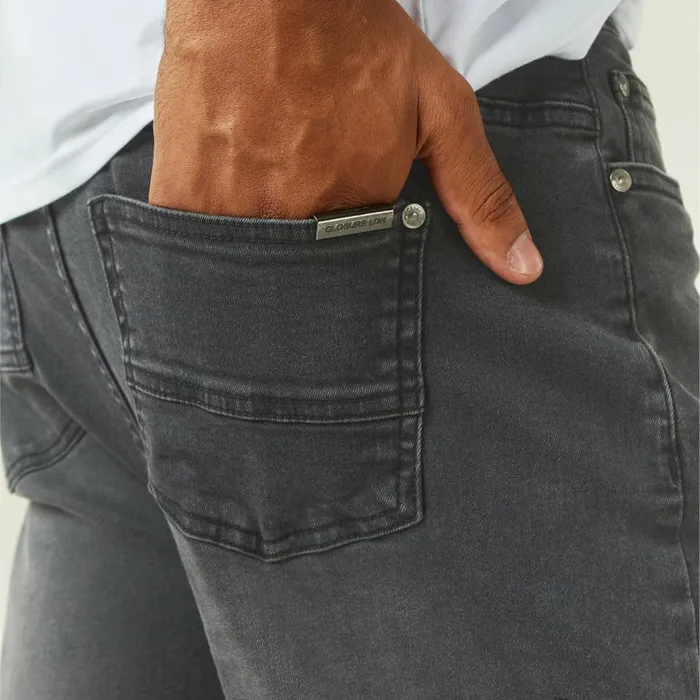 Closure London Straight Leg Denim Jean Grey Wash Men Pants