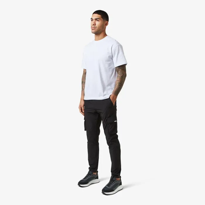 Closure London Stretch Tech Cargo Pant Black Men Coats and Jackets
