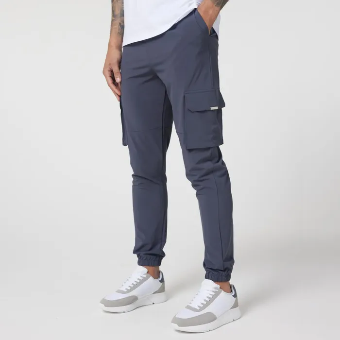 Closure London Tech Cuffed Cargo Pant Charcoal Men Pants