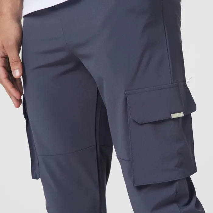 Closure London Tech Cuffed Cargo Pant Charcoal Men Pants