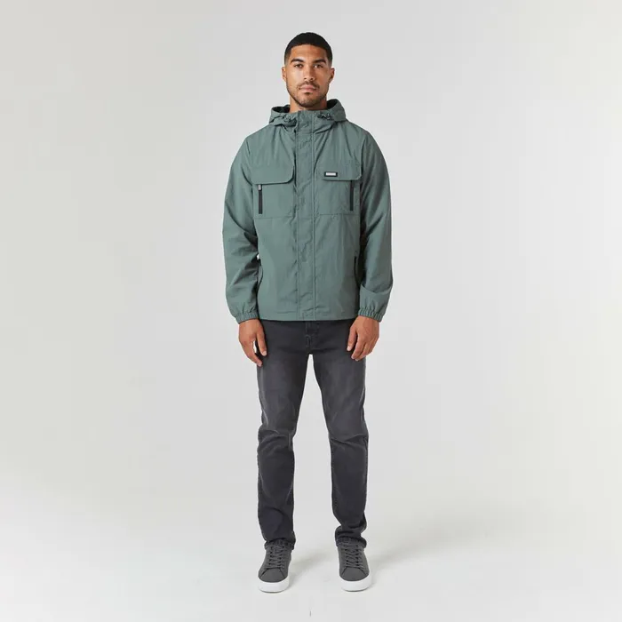 Closure London Tech Utility Jacket Sage Men Coats and Jackets