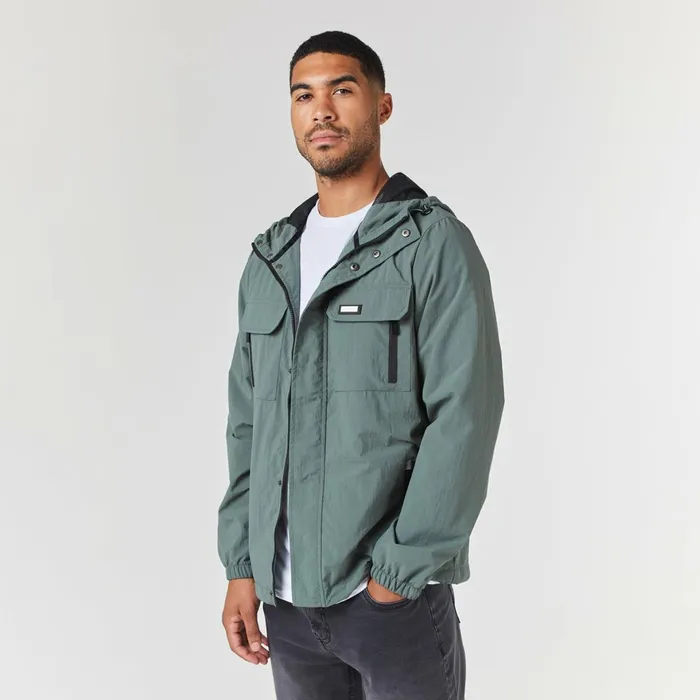 Closure London Tech Utility Jacket Sage Men Coats and Jackets