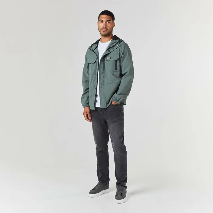 Closure London Tech Utility Jacket Sage Men Coats and Jackets
