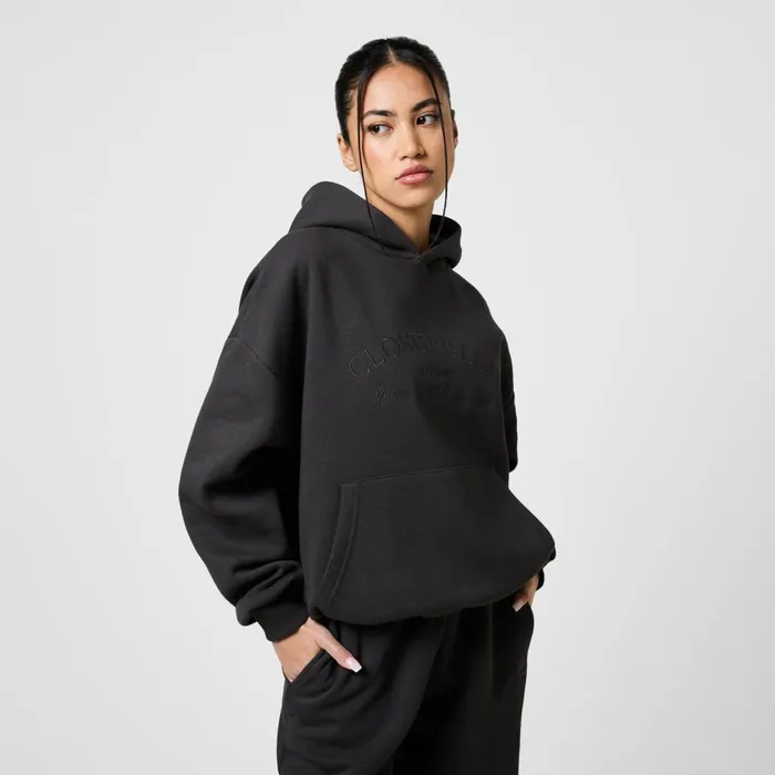 Closure London Tonal Arch Tracksuit Washed Black Women Sets