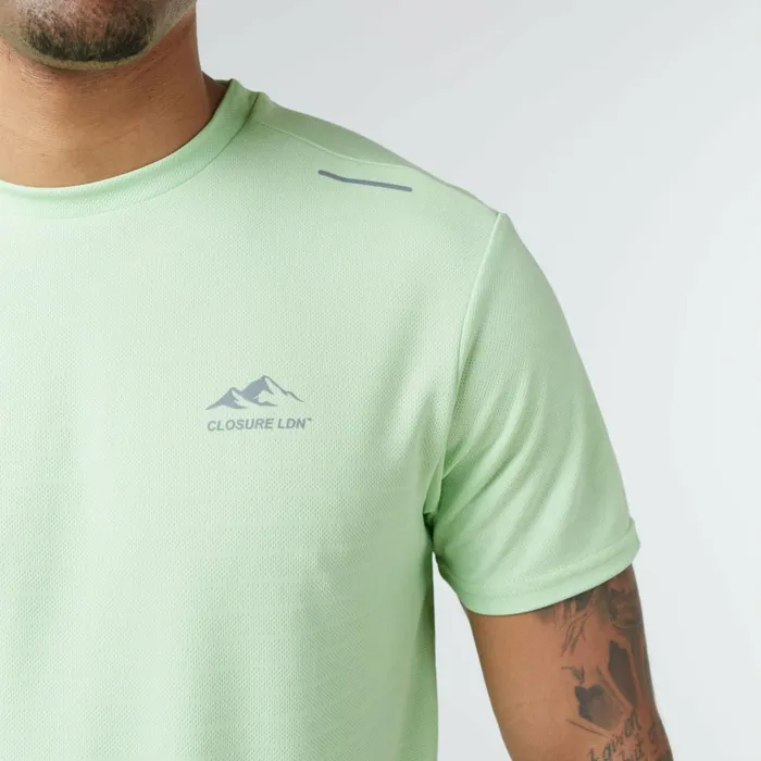 Closure London Training TShirt Lime Men TShirts