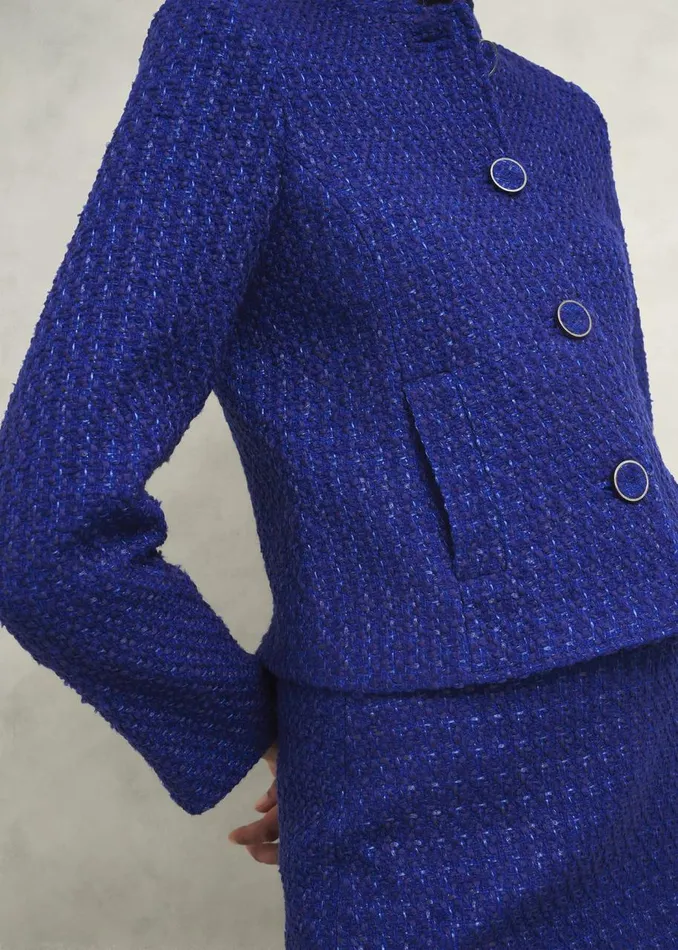 Coats and Jackets Women HOBBS Khloe Jacket With Wool Cobalt