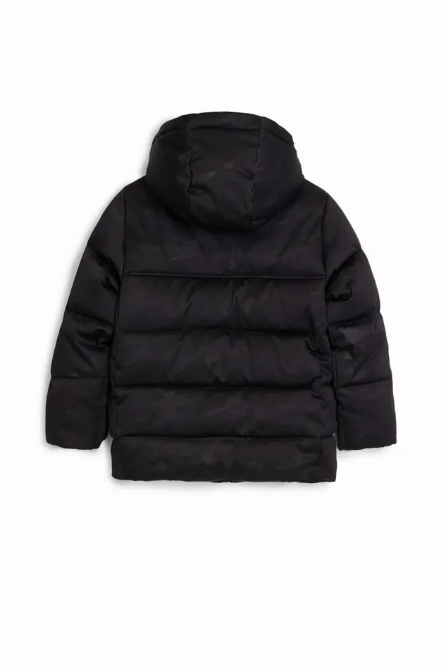 Coats And Jackets Kids Desigual Long Coat With Pockets Black