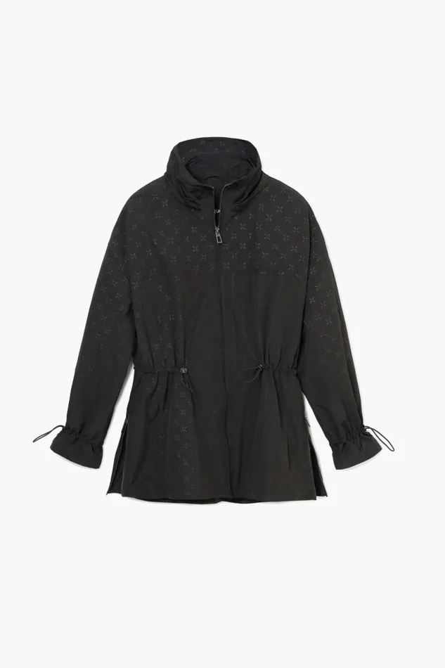 Coats And Jackets Women Desigual Waterproof Parka Hood Black
