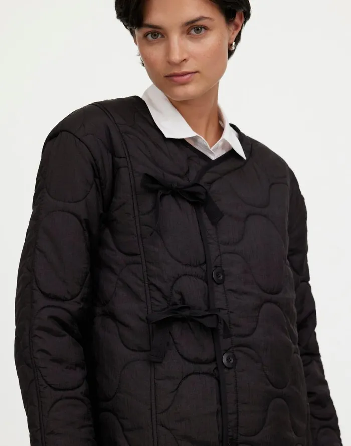 Coats Jackets Women Madewell Alpha Industries Long Liner Jacket Black