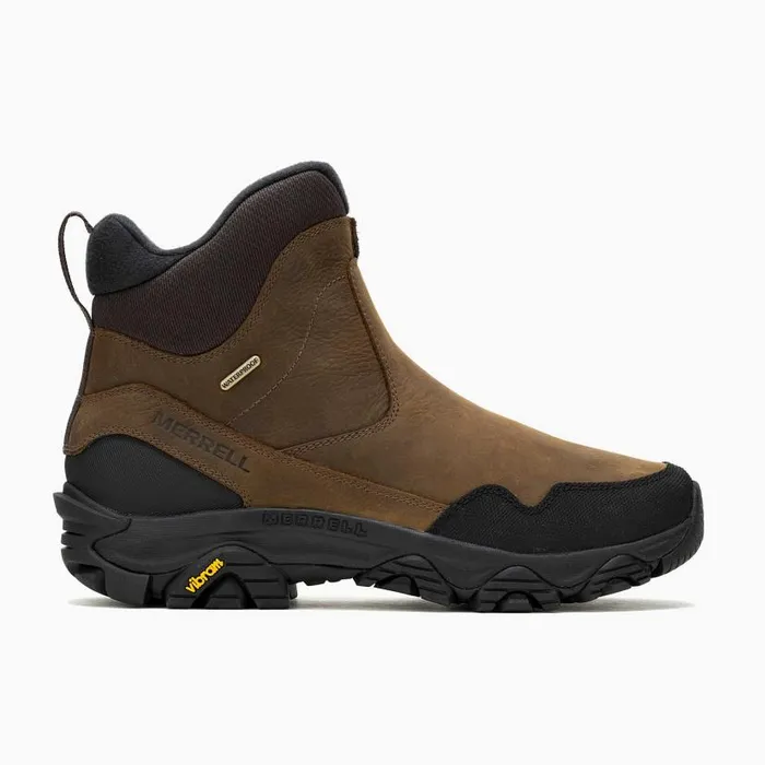 Coldpack 3 Thermo Tall Zip Waterproof Wide Width Earth Men Merrell Boots