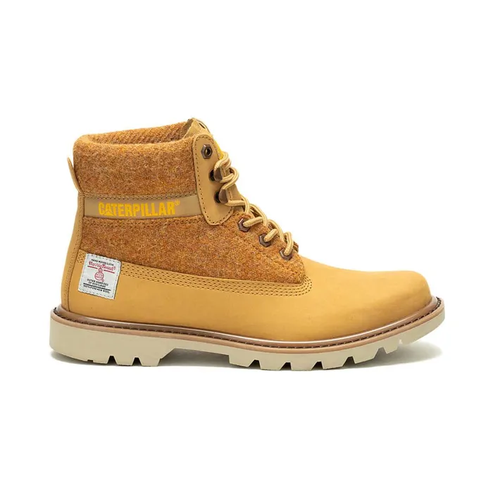Colorado 20 Harris Tweed Boot Amber Gold MenWomen Cat Footwear Boots