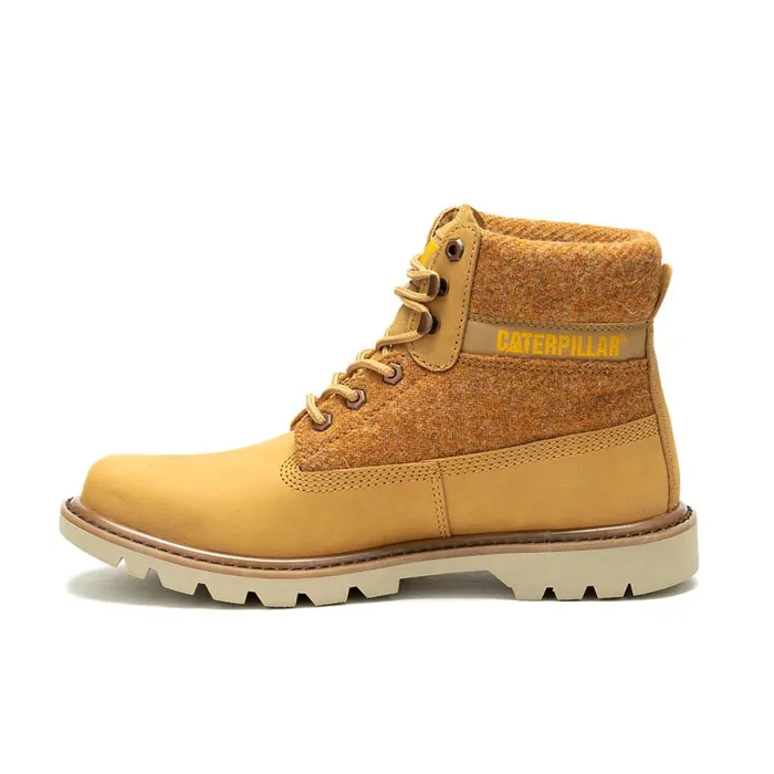 Colorado 20 Harris Tweed Boot Amber Gold MenWomen Cat Footwear Boots